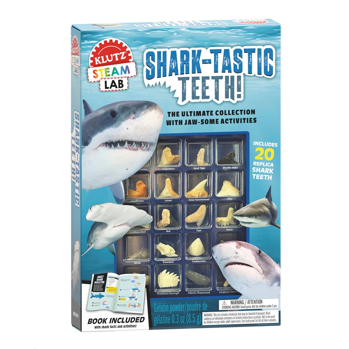 sharkman　トルボー3点セット Klutz STEAM Lab Shark-Tastic Teeth | STEM Toys | Scholastic