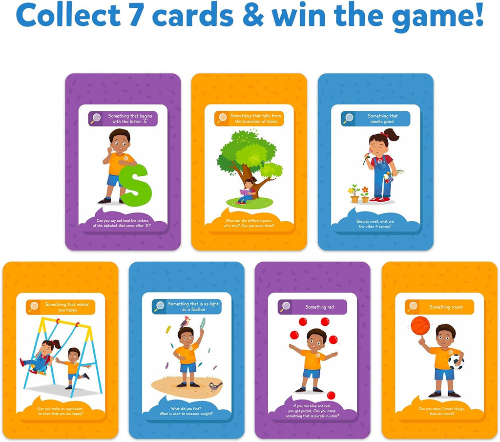 Image of Found It! Outdoors game cards. Collect 7 cards and win the game.