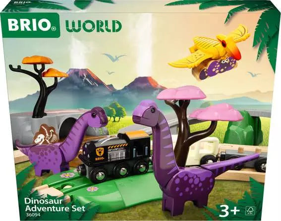 Image of BRIO WORLD Dinosaur Adventure Set packaging