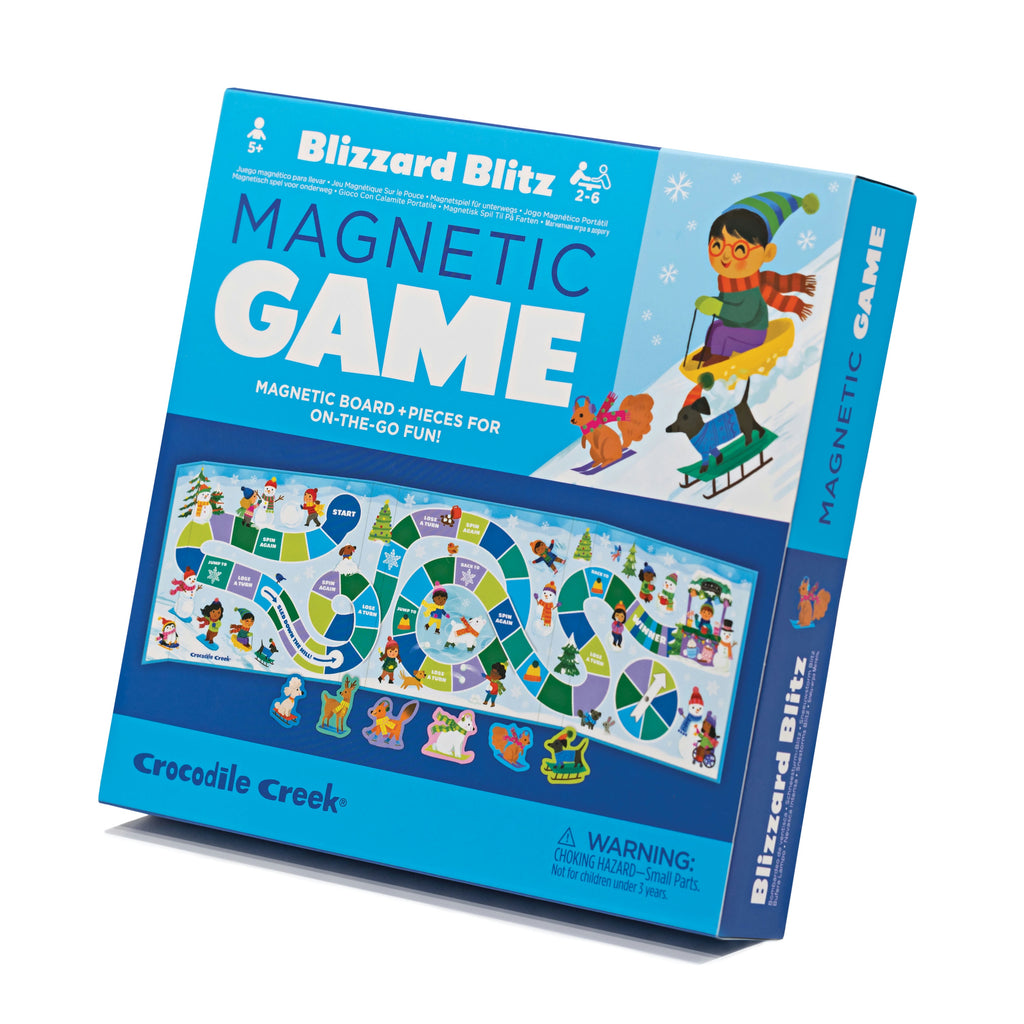 Blizzard Blitz Magnetic Game packaging with colorful design and text