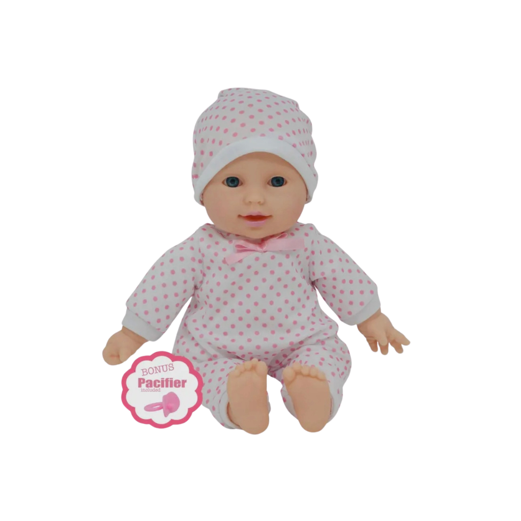 Image of 11” Doll - Pink Polka Dot