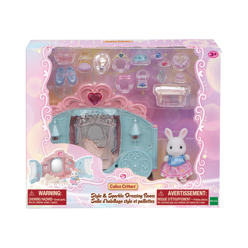 Image of Calico Critters Style & Sparkle Dressing Room