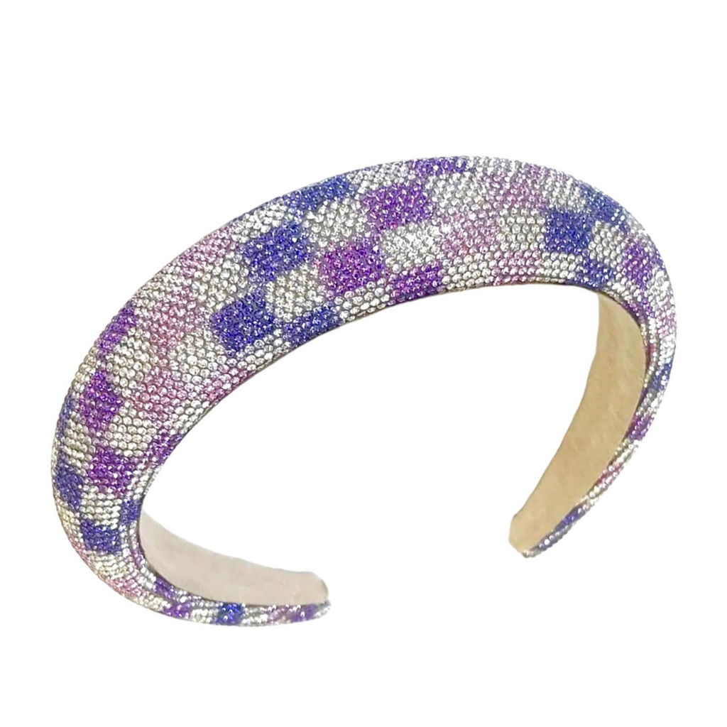 Image of Era Crystal Checkered Headband