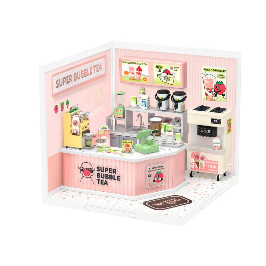 Image of DIY Miniature House Kit: Double Joy Bubble Tea