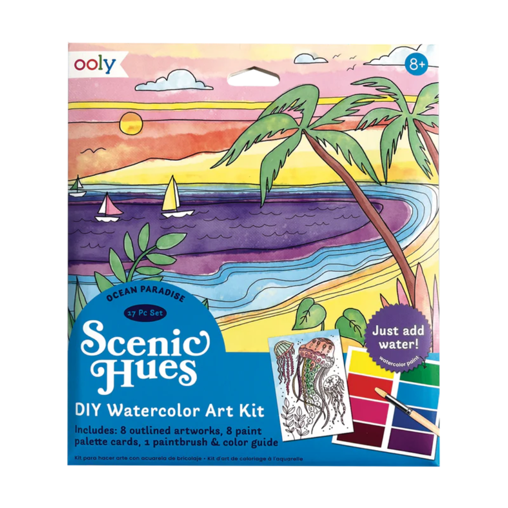 Image of DIY Watercolor Art Kit - Ocean Paradise