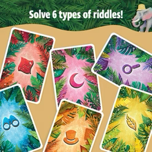 Image of 6 different riddle cards