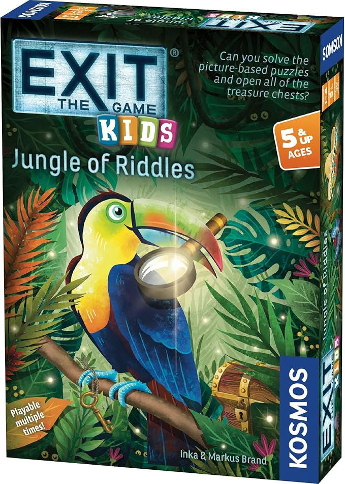 Image of Exit the Game Kids Jungle of Riddles packaging