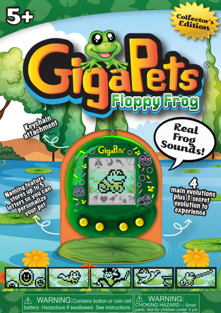 Image of GigaPet Floppy Frog
