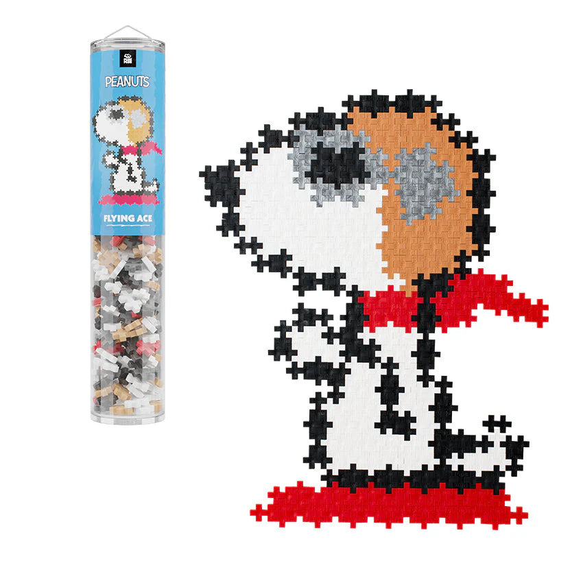 Image of Flying Ace Plus Plus puzzle with tube packaging on a white background