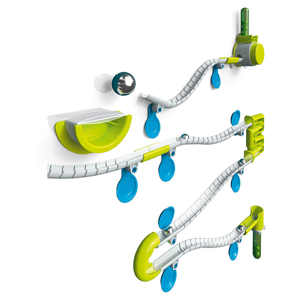 Image of a Gecko Run Challenge set up on a white background