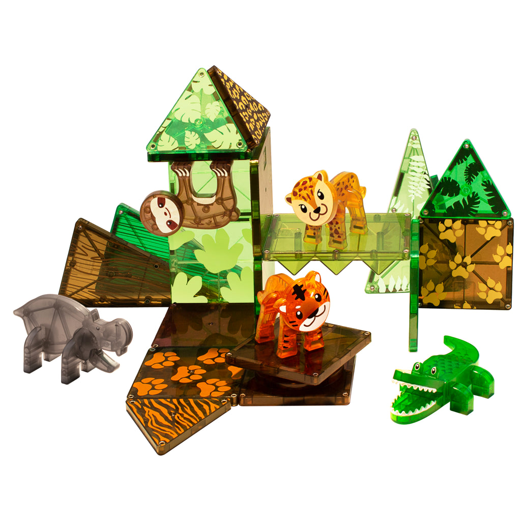 Image of Magna-Tiles Jungle Animals components