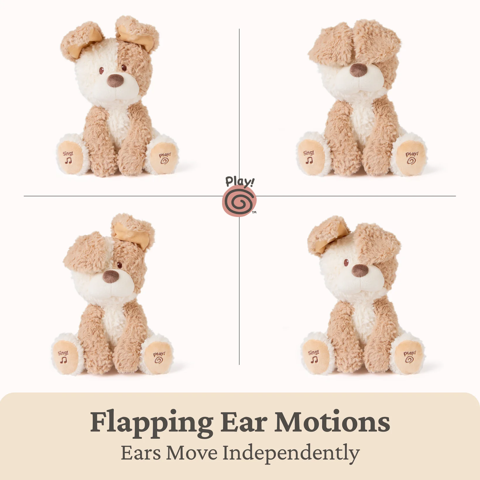 Gund Baby Peeki the Puppy | Interactive and Musical Plush Gund Baby Peeki the Puppy | Interactive and Musical Plush