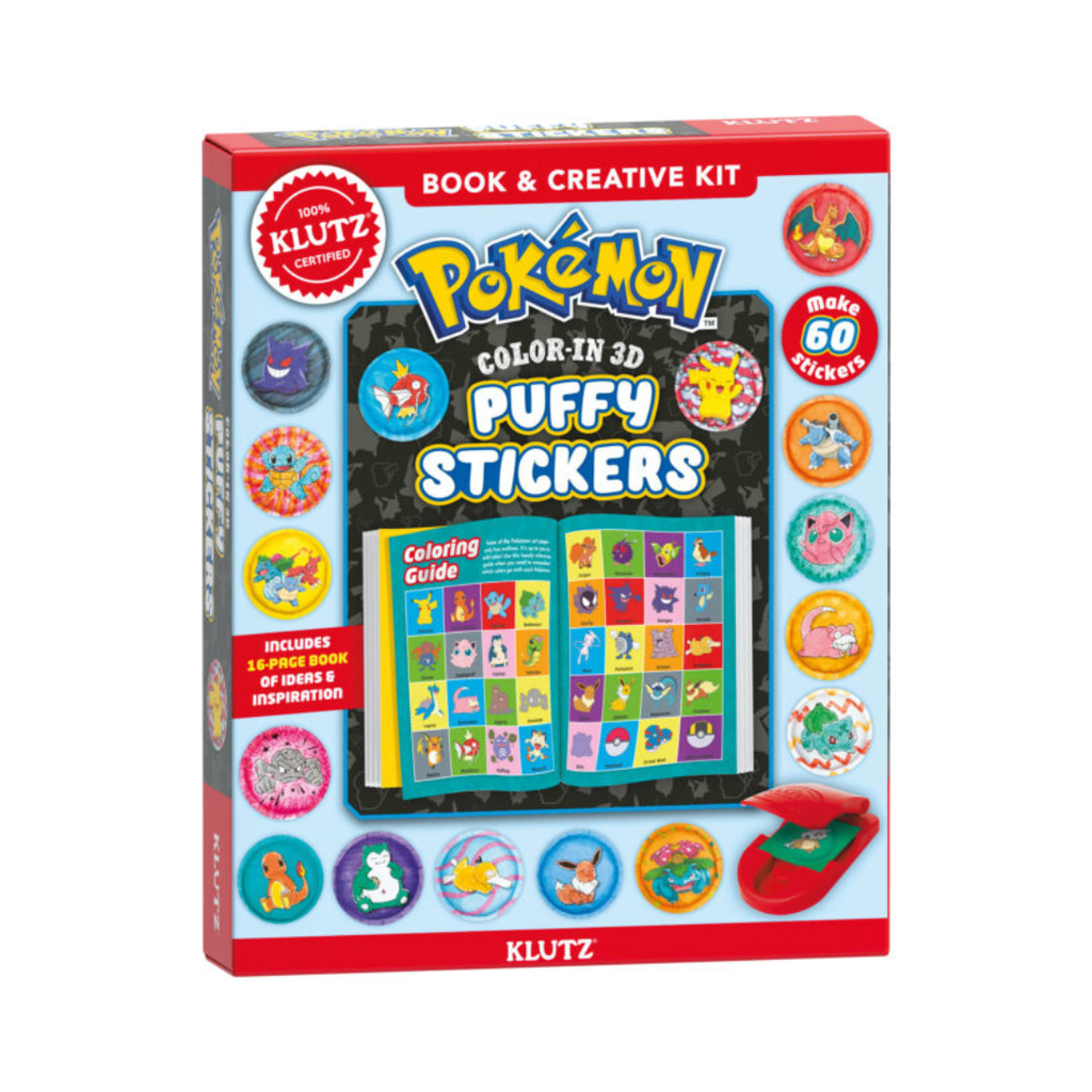 Image of Pokémon Color-In 3D Stickers