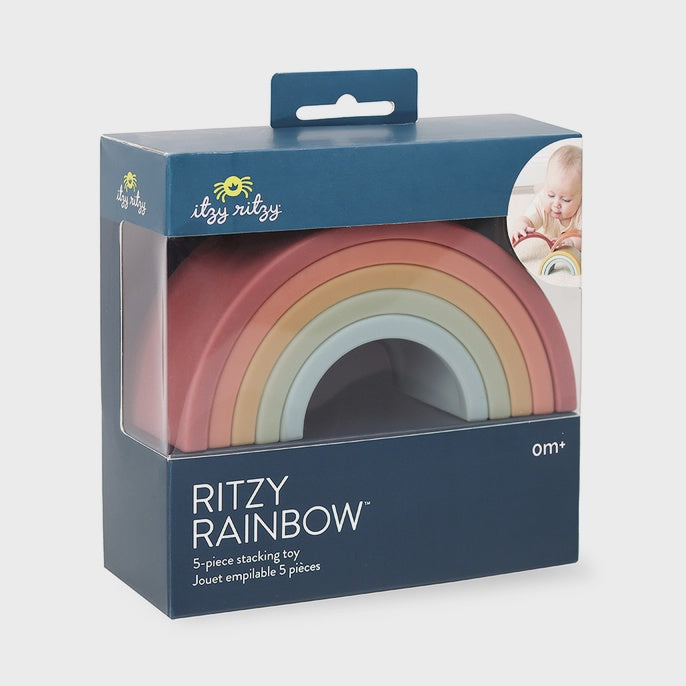 Image of Ritzy Rainbow Stacking Toy in packaging