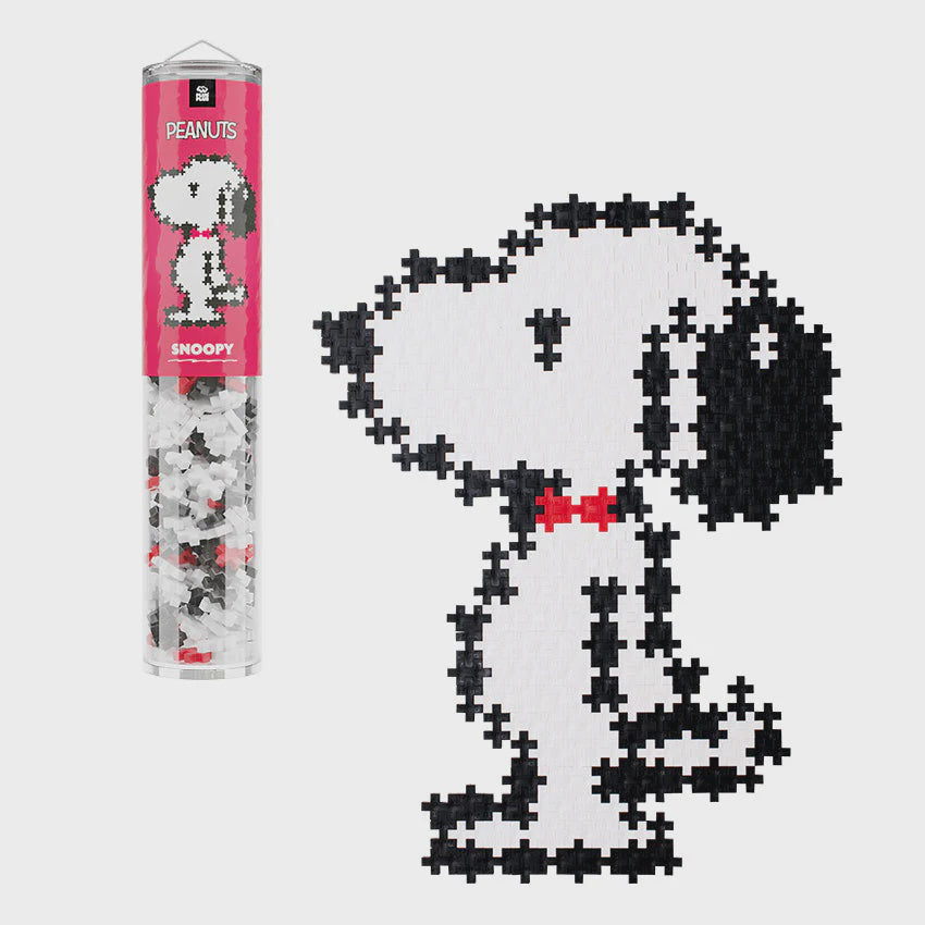 Snoopy puzzle with packaging on a white background