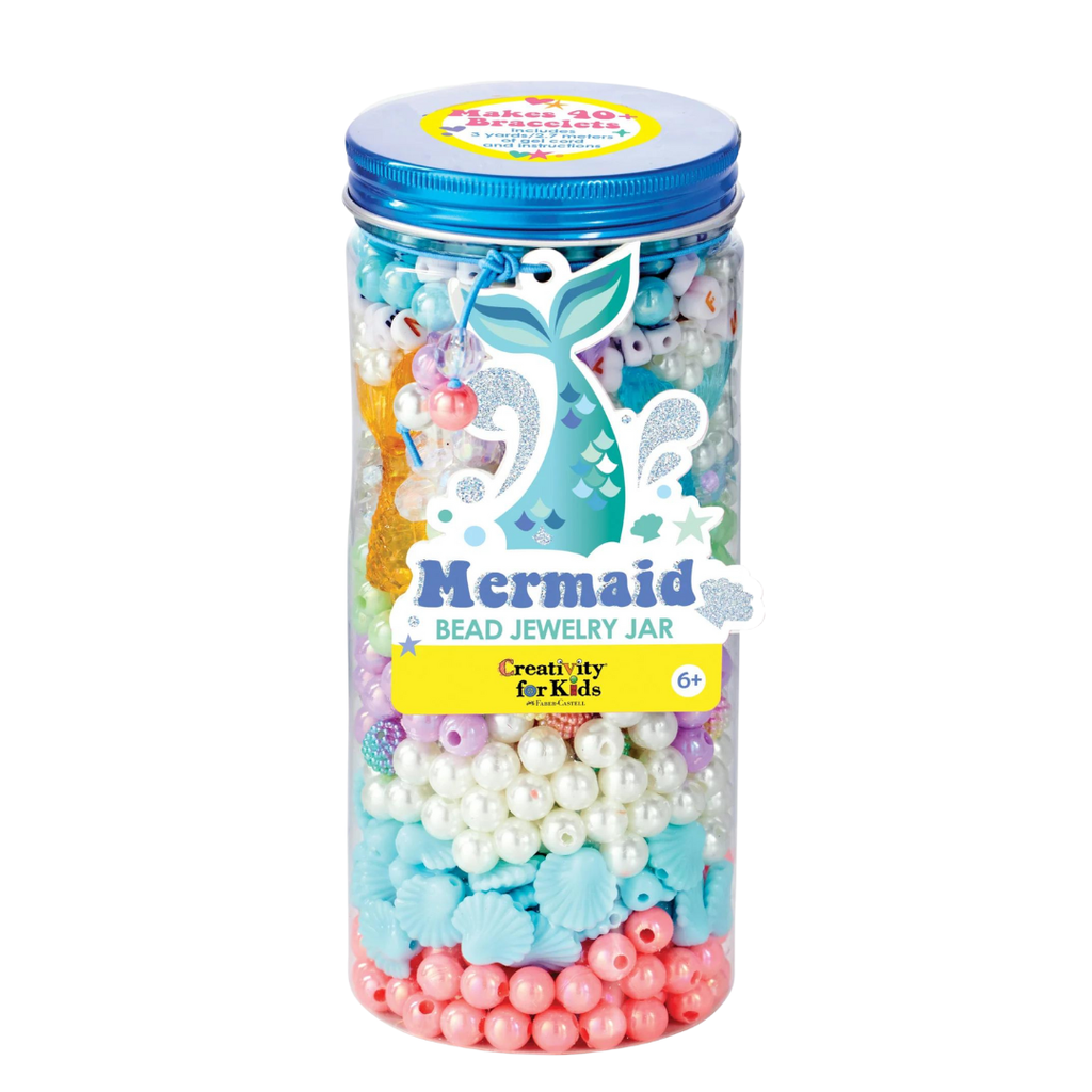 Image of Mermaid Bead Jewelry Jar packaging