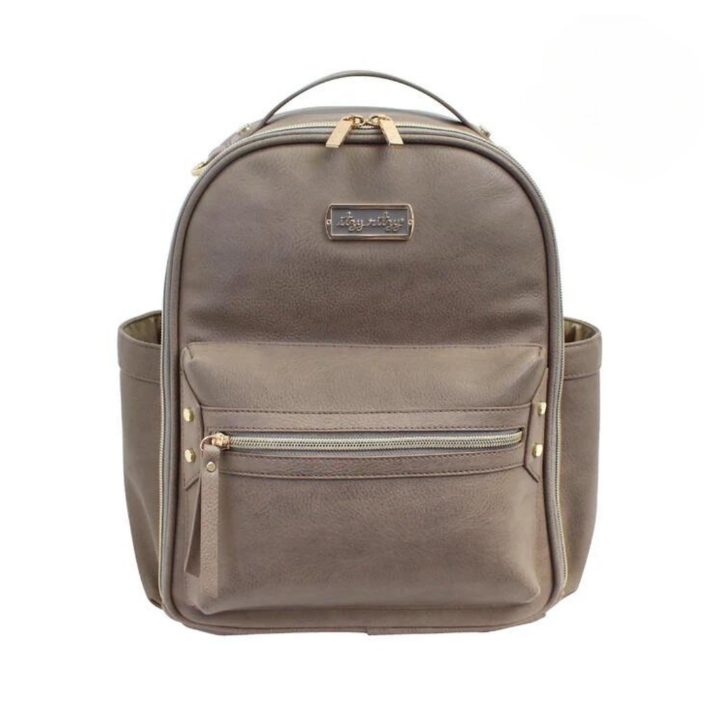 Image of Taupe Itzy Mini Diaper Bag backpack