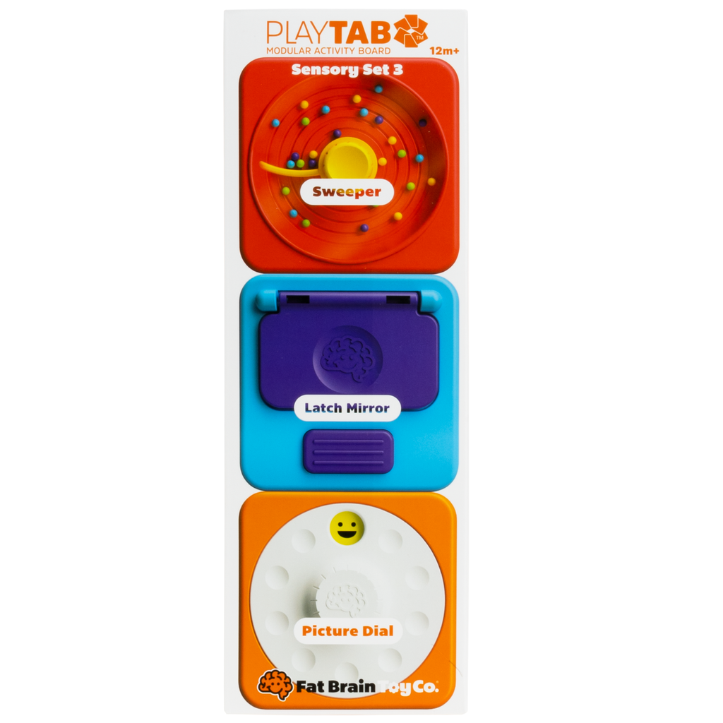 PlayTAB sensory set with three components on a white background