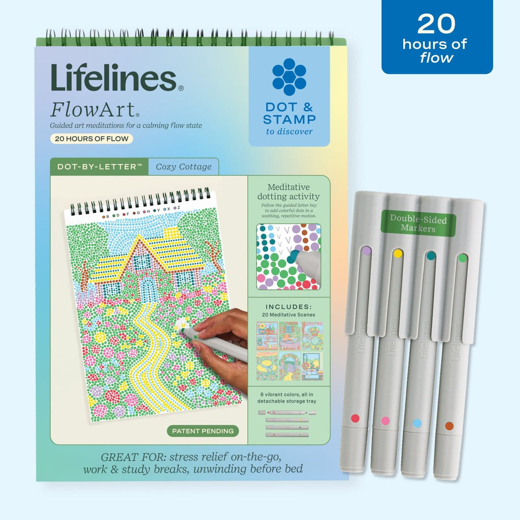 FlowArt Dot-By-Letter: Cozy Cottage | Lifelines – Little Lincoln's Toy Shop