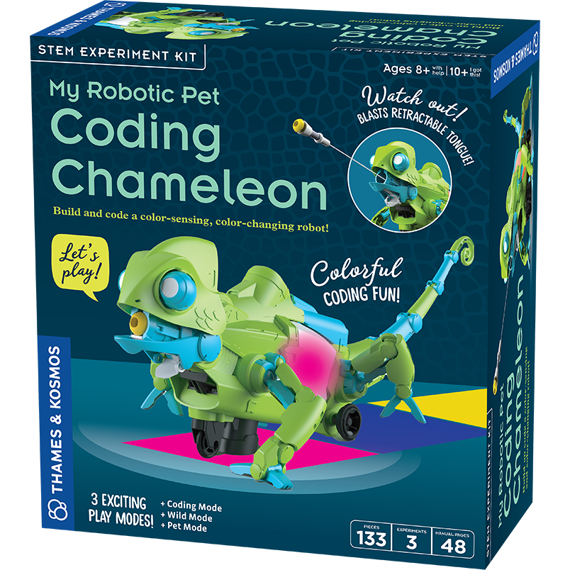 Thames & Kosmos Code+Control Dinosaur Robot REX Robotics & Engineering STEM Kit | Costruisci e programma un robot T. Rex | Include sensore, motore, luci e suoni | Nessuna app richiesta Thames & Kosmos Code+Control Dinosaur Robot REX Robotics & Engineering STEM Kit | Costruisci e programma un robot T. Rex | Include sensore, motore, luci e suoni | Nessuna app richiesta