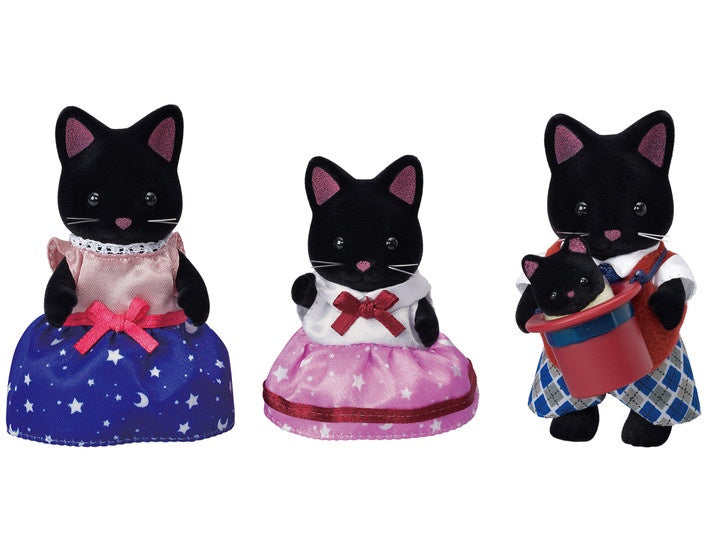 Image of Midnight Cat Family - Calico Critters