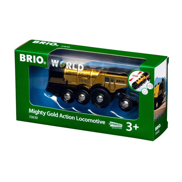 Image of Mighty Gold Action Locomotive in packaging