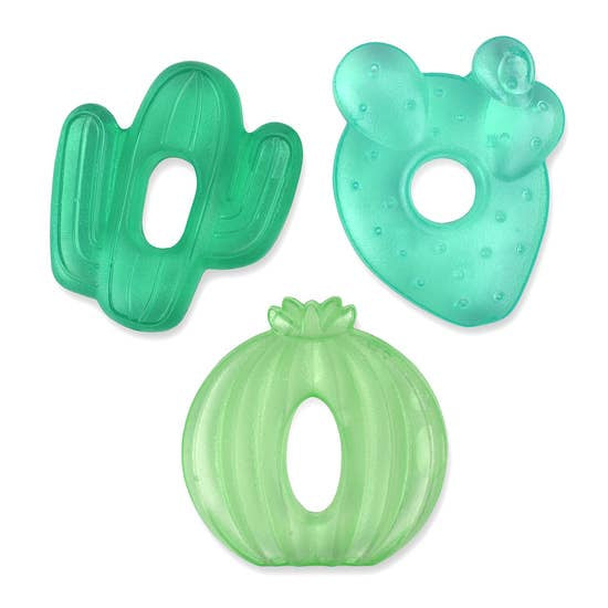 Image of 3 Cutie Coolers Cactus water filled teethers
