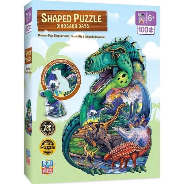 Image of Dinosaur shaped puzzle