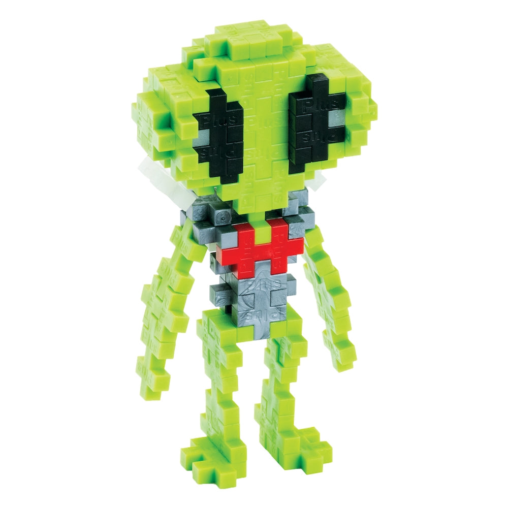 Image of Plus Plus Alien Tube completed figure