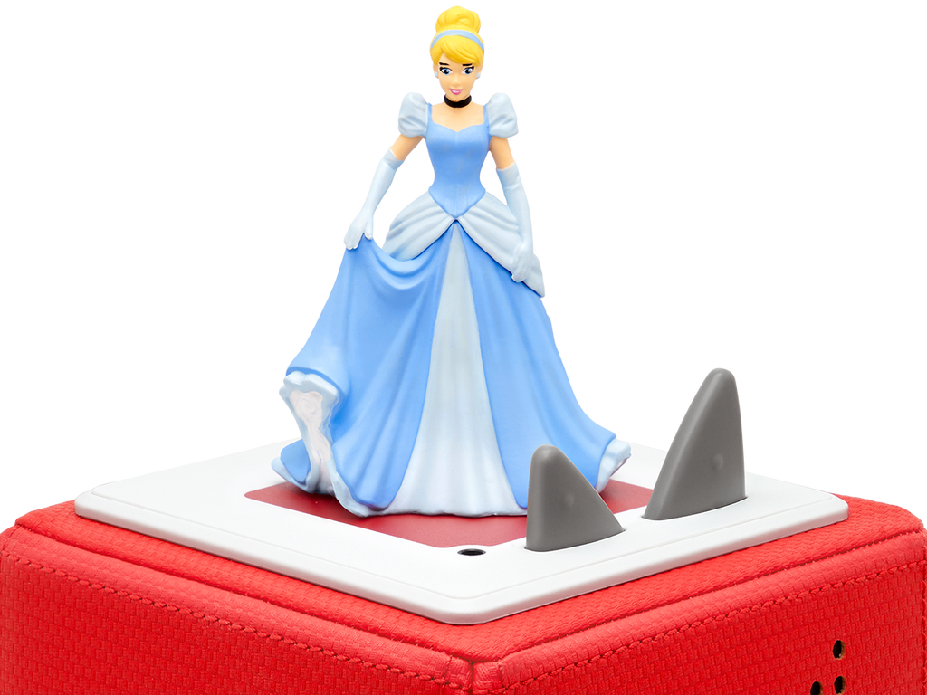 Image of Cinderella Tonie figure sitting on Toniebox (Sold Separately)