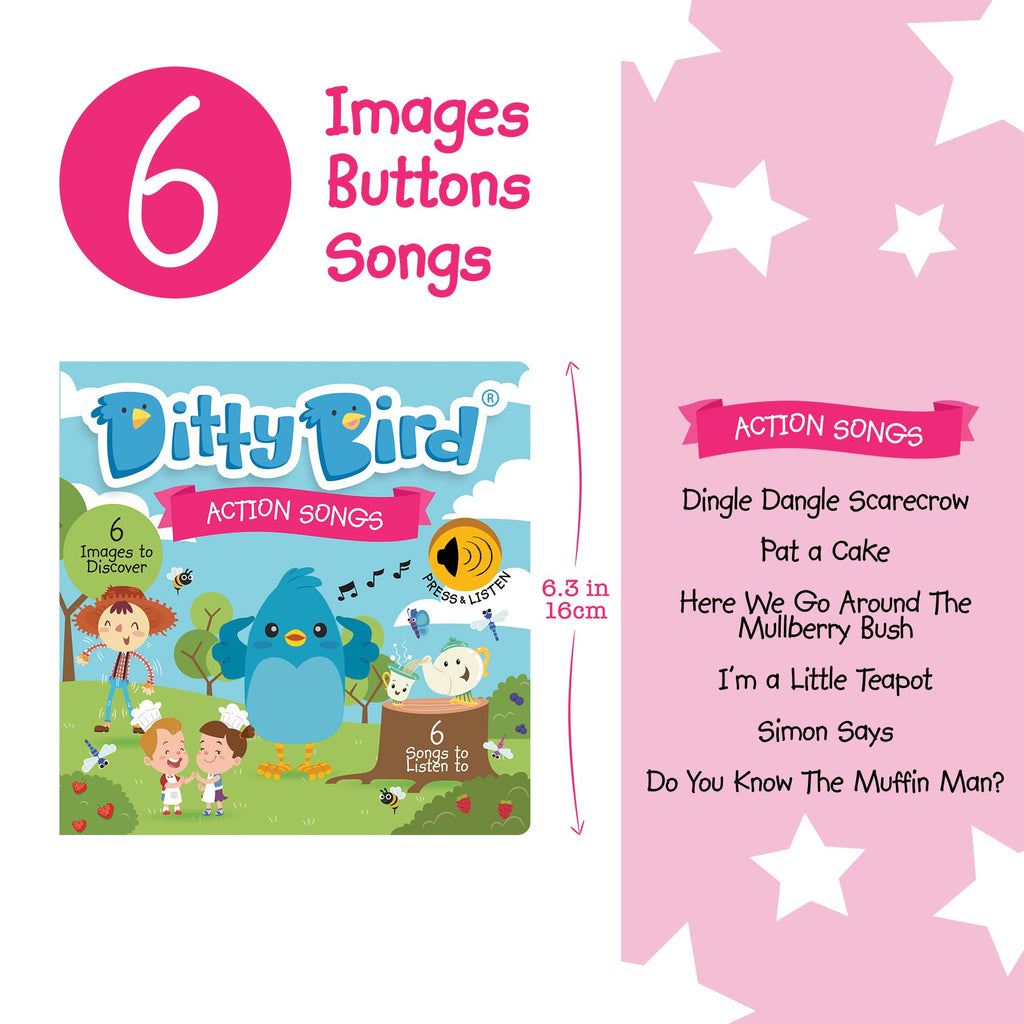 Image of DItty Bird Action Songs sell sheet