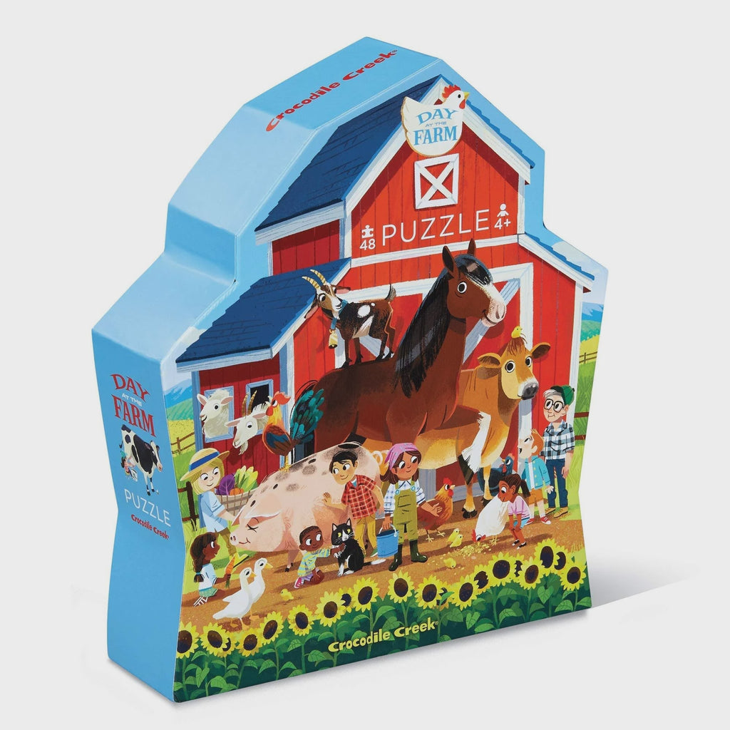 Image of 48 piece day at the farm puzzle box