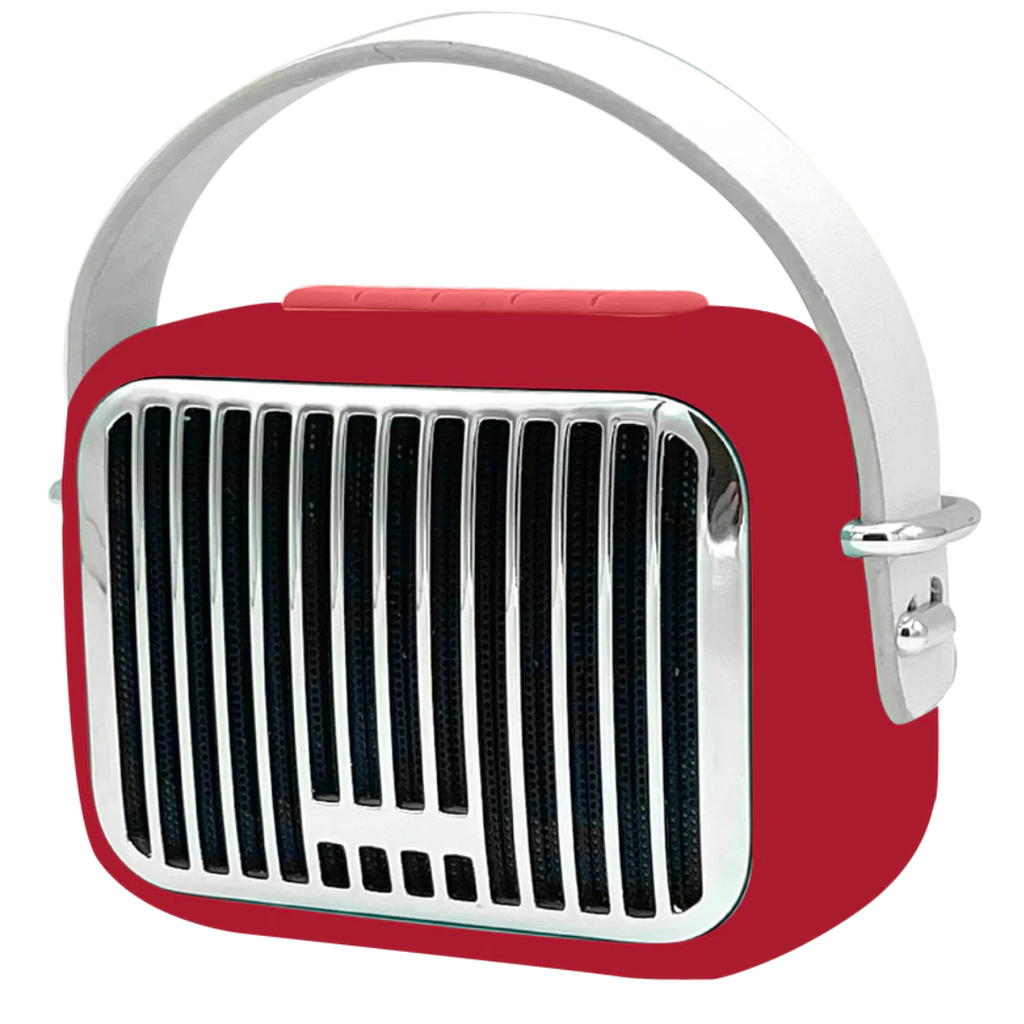 Image of Red Retro Mini Speaker