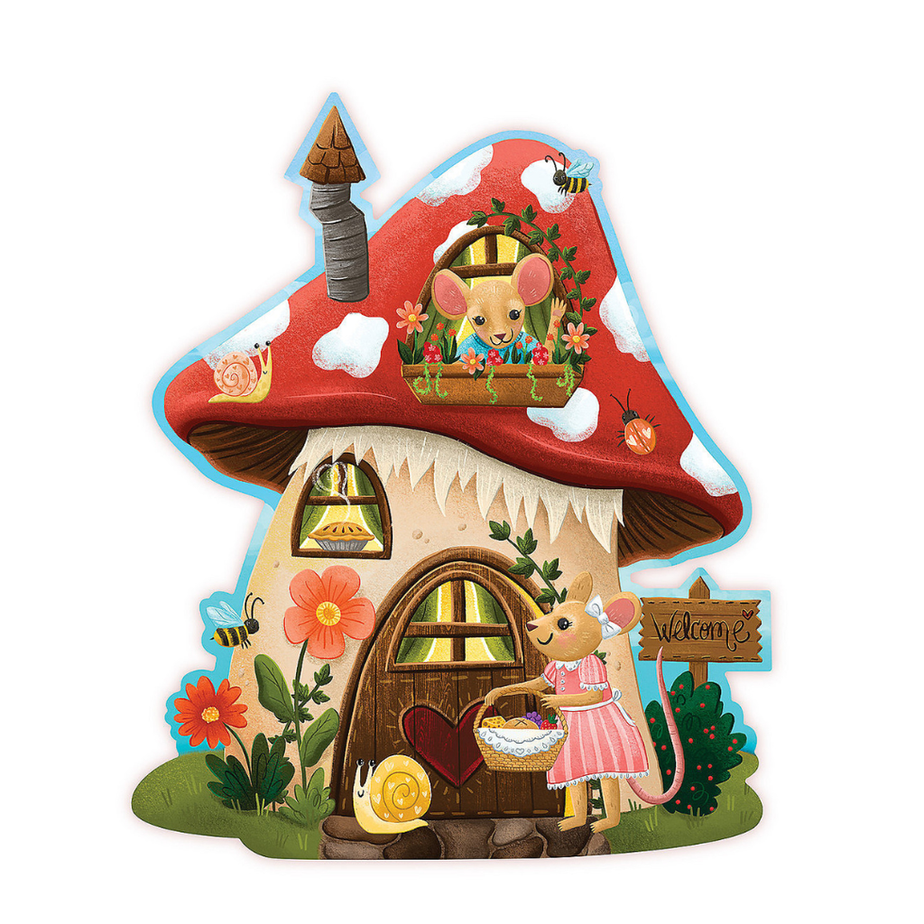 Image of 41 Pc Mouse House Floor Puzzle