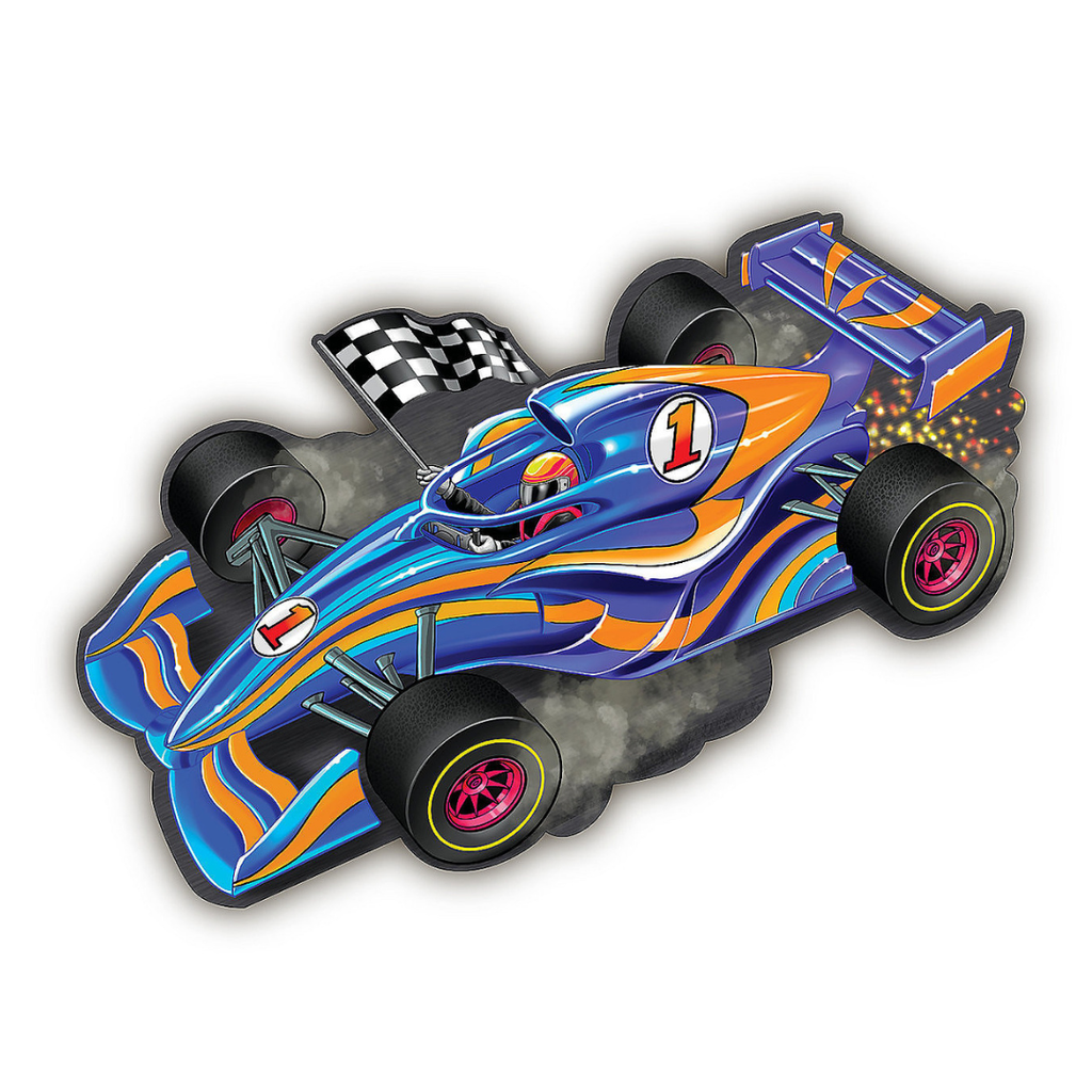 Image of 48 Pc Racecar Floor Puzzle