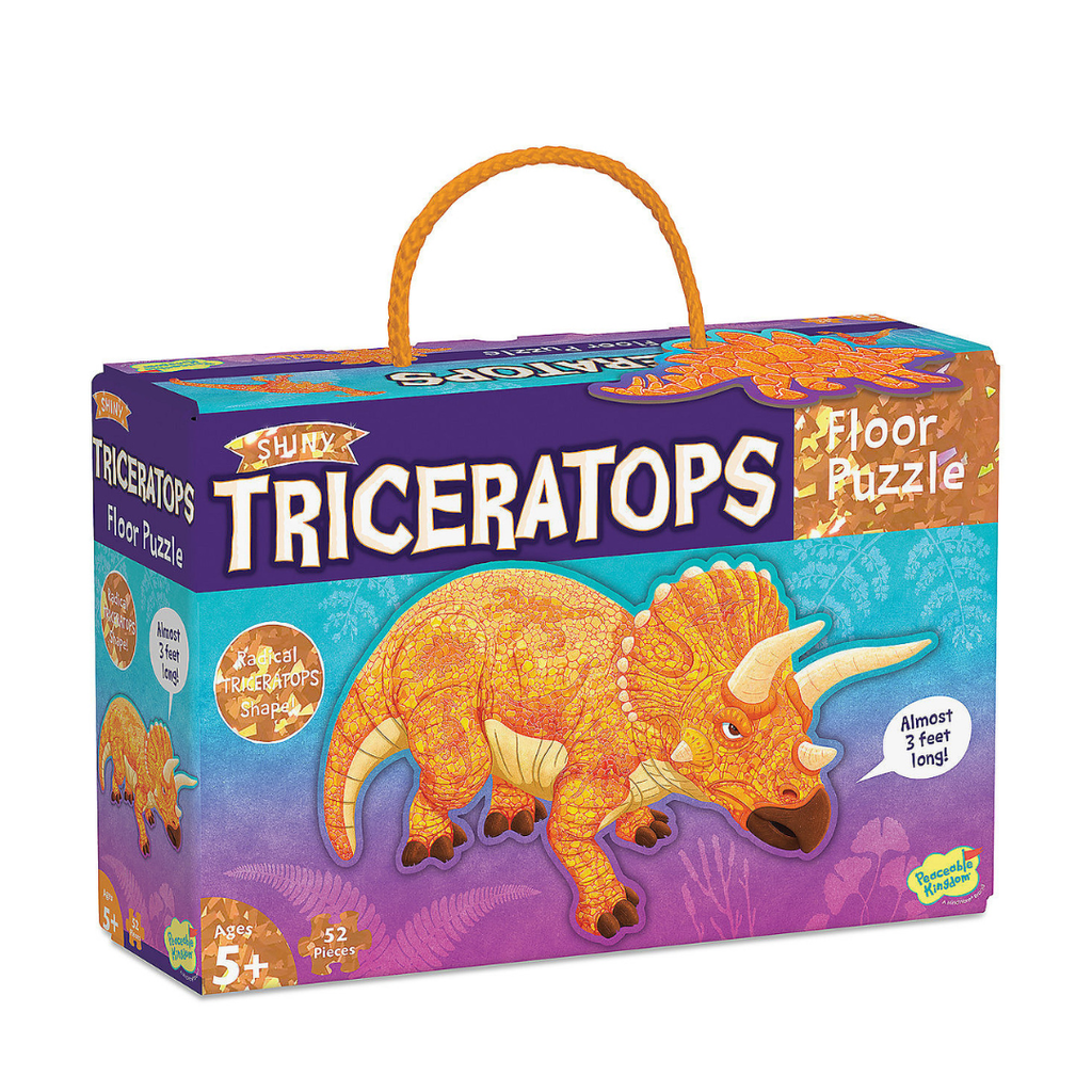 Image of 52 Pc Triceratops Floor Puzzle