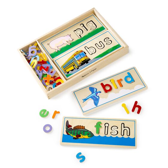 Image of Melissa & Doug See & Spell toy components