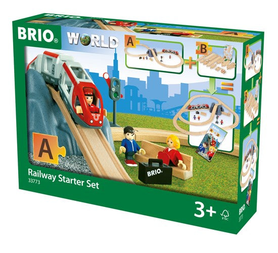 Image of Railway Starter Set packaging from BRIO