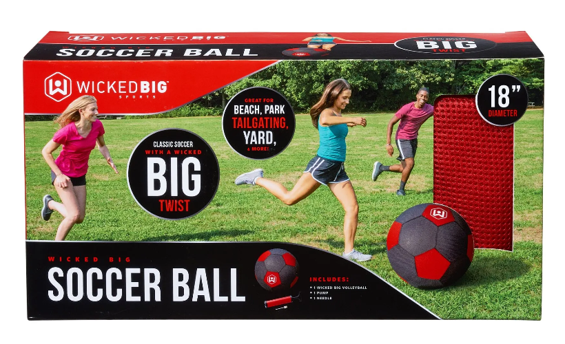 Image of Wicked Big Soccer Ball packaging