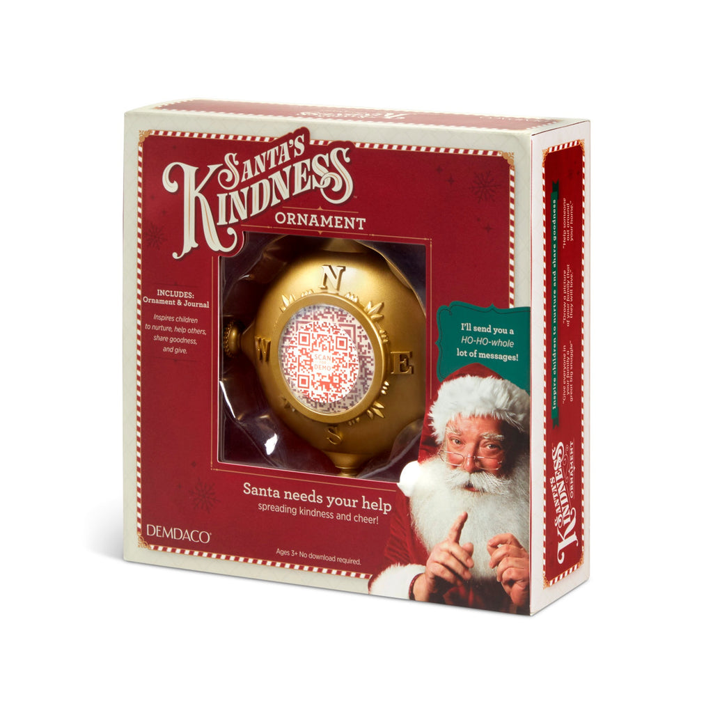 Image of Santa's Kindness Ornament and Journal packaging