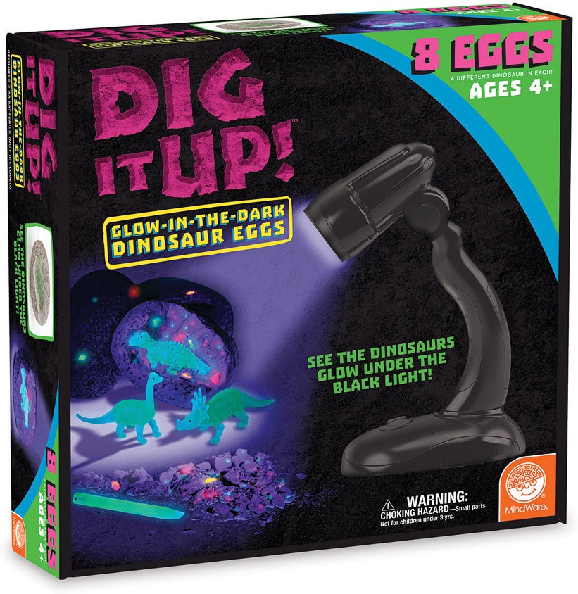 Image of Dig It Up! Glow-In-The-Dark Dinosaur Eggs